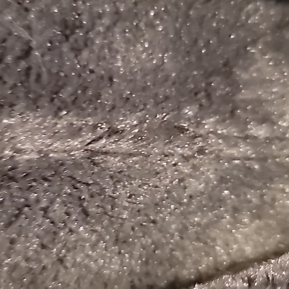 Cupio Gray Faux Fur Super Soft Zip Up Vest sz L - Picture 4 of 9